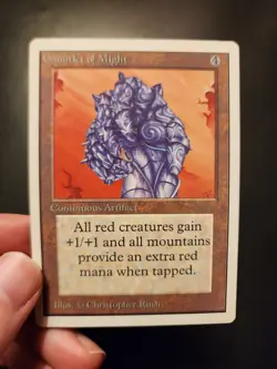 Gauntlet of Might Magic: The Gathering MTG x1 Unlimited Edition Lightly Played - Image 3