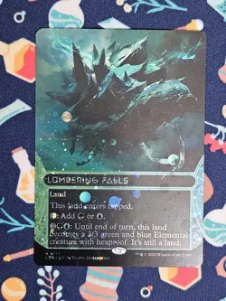 Lumbering Falls (0114) (Borderless) (Galaxy Foil) Edge of Eternities: Stellar... - Image 1