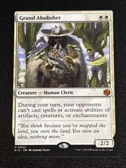 MTG Outlaws of Thunder Junction: The Big Score Grand Abolisher 0002 NM Mythic - Image 1