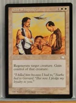 Mtg DEBT OF LOYALTY NM WEATHERLIGHT Reserve List -Argo- - Image 1