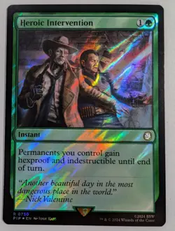 Heroic Intervention - Surge Foil - NM/M - Fallout PIP 0730 - MTG - Image 1
