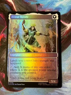 Prerelease FOIL THE LEGEND OF KYOSHI mtg NM The Last Airbender Mythic (#01) - Image 2