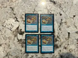 Mtg Cloud Of Faeries x4 - Magic the Gathering Cloud Of Faeries Played - Image 1