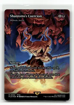 Shantotto's Coercion - Diabolic Intent (Showcase) 34 Foil R FINAL FANTASY: Throu - Image 1