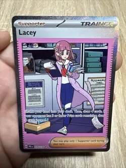 Lacey 175/131 Prismatic Evolutions Special Illustration Rare Trainer Pokemon NM - Image 1