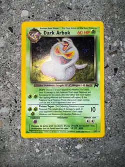 Pokemon TCG Cards Dark Arbok 2/82 Team Rocket Holo Rare LP-MP * Swirl * - Image 3