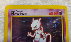 Mewtwo 10/102 Rare Holo Base Set English Pokemon TCG Vtg MP - Image 2