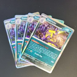4x Toxtricity 068/094 Playset x4 Phantasmal Flames Pokemon TCG NM EN PFL Holo - Image 1