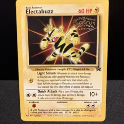 Pokemon TCG WOTC Electabuzz 2 WB Movie Black Star Promo Stamped LP - Image 1