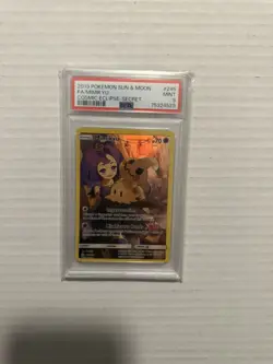 2019 POKEMON SUN & MOON COSMIC ECLIPSE SECRET #245 FULL ART/MIMIKYU PSA 9 - Image 2
