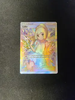 2018 Pokemon Sun Moon Ultra Prism Lillie Full Art Trainer #151/156...2 - Image 1