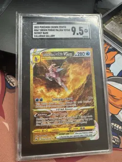 Origin Form Palkia Vstar #GG67 - Pokemon Sword And Shield Crown Zenith - SGC 9.5 - Image 1