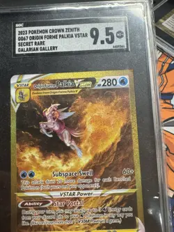 Origin Form Palkia Vstar #GG67 - Pokemon Sword And Shield Crown Zenith - SGC 9.5 - Image 2