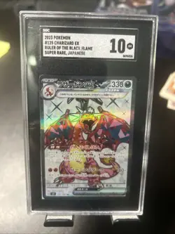 Charizard ex Japanese Pokemon: Ruler of the Black Flame 125/108 CGC Pristine 10 - Image 1