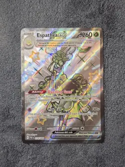 Espathra ex 214/091 Shiny Ultra Rare NM SV: Paldean Fates Pokemon TCG NM - Image 1