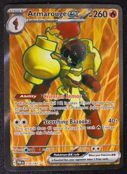 Armarouge ex - 218/182 - Ultra Rare Full Art - Pokemon TCG SV04: Paradox Rift NM - Image 3