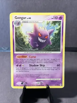 Pokemon TCG Arceus Gengar Non Holo Rare #16/99 HP 2009 - Image 1