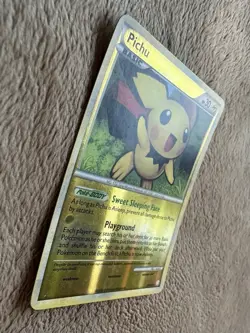 2010 Pokemon TCG HeartGold SoulSilver Pichu Reverse Holo 28/123 LP - Image 4