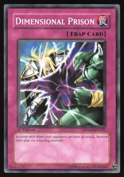 Dimensional Prison - SDMM-EN032 - Common - 1st Edition Yugioh - Image 1