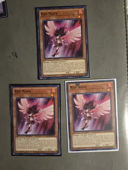 Yugioh! Red Nova 3x - DLCS-EN113 - Common - 1st Edition Near Mint English - Image 1