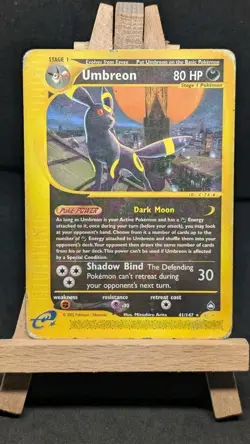 Pokemon TCG 2002 Umbreon Aquapolis 41/147 Non Holo Rare Card - Image 1