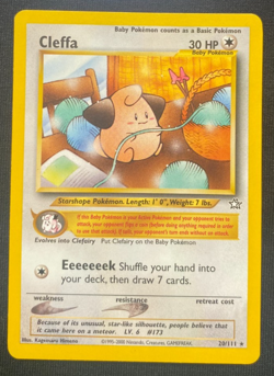 Cleffa 20/111 | Neo Genesis | Non Holo Pokemon Card - LP - Image 1