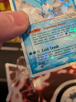 Pokemon TCG Articuno EX Holofoil Card FireRed LeafGreen, Secret Rare, 114/112 - Image 5