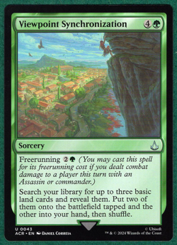 Viewpoint Synchronization - Universes Beyond: Assassin's Creed ACR #43 MTG Card - Image 1