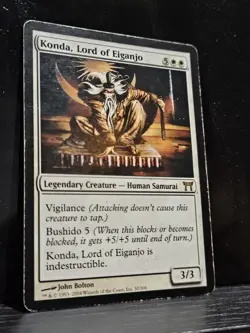 MTG Konda, Lord of Eiganjo - Champions of Kamigawa - Heavily Played - Image 1