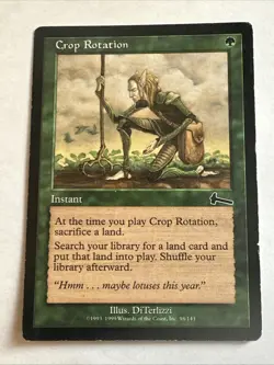 Crop Rotation X1 Urza’s Legacy Ex Condition See Front/back Pics - Image 1