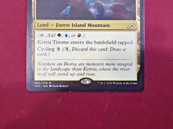 MTG Magic the Gathering Ketria Triome (250/274) Ikoria Lair of Behemoths Regular - Image 3