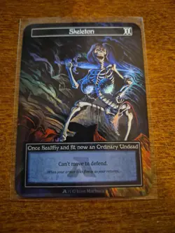 Skeleton Promo Alpha Investments Foil Sorcery Contested Realm Gothic Exclusive - Image 1