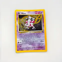 Pokemon TCG Mr. Mime Jungle 6/64 Holo Unlimited Holo Rare - Image 1