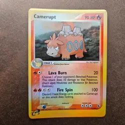 Camerupt 4/109 Pokemon EX Ruby & Sapphire Reverse Holo Rare NM - Image 1
