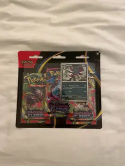 Pokemon TCG Mega Evolution Phantasmal Flames Triple Blister Weavile NEW & SEALED - Image 1