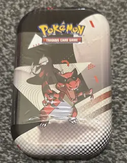 Pokemon TCG Unova Black Bolt & White Flare Mini Tin - Krookodile & Excadrill - Image 1