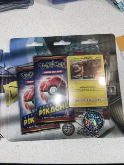 Pokemon TCG: Detective Pikachu Case File - 3 Pack Blister New Factory Sealed 820650803840 - Image 2