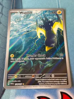 Pokemon Wattrel 178/167 - Full Art - Twilight Masquerade NM - Image 1