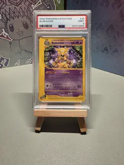 Alakazam 33/165 2002 Pokemon Expedition 33 PSA 9 Mint E-Reader Rare - Image 1