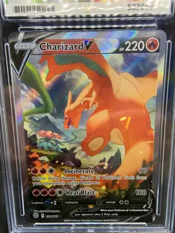 Charizard V 154/172 - Brilliant Stars - ACE 10 Perfect Subgrades Pokemon TCG - Image 2