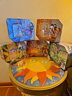 Pokemon Paradox Destinies Sealed Tins Lot of 5 - Image 1