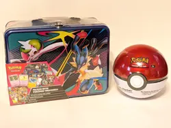 Pokemon 2025 Fall Collector Chest Tin + Pokeball Tin ??9 PACKS!?? - Image 2