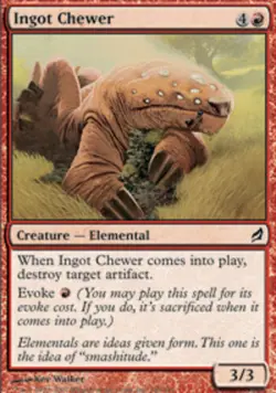 Slightly Played, English - 1 x MTG Ingot Chewer - Foil Lorwyn - Image 1