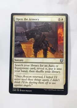 MTG Magic the Gathering Open the Armory (34/794) Commander Legends NM - Image 1