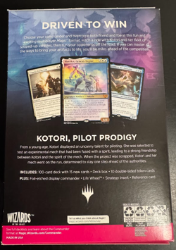 MTG Commander Buckle Up - Kotori, Pilot Prodigy - Sealed (Box Damage) - Image 3