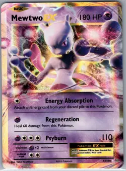 Mewtwo EX 52/108 XY - Evolutions - Pokemon Card - NM - Image 1