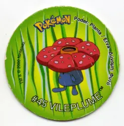 #45 VILEPLUME TAZO Nº79 POKEMON TAZOS 2 COLECCION 2000 MATUTANO / TASTY - Image 1