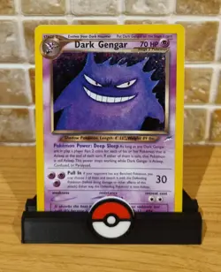 Dark Gengar Neo Destiny English Holo Vintage Pokemon Card Very Good - Image 1
