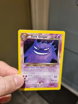 Dark Gengar Neo Destiny English Holo Vintage Pokemon Card Very Good - Image 2