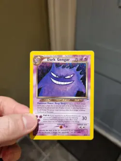 Dark Gengar Neo Destiny English Holo Vintage Pokemon Card Very Good - Image 3